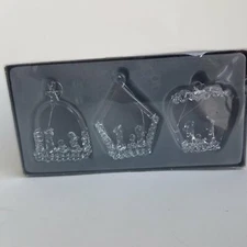 LSArts XM-32 Ornaments Nativity Clear   XM-432 XM-432