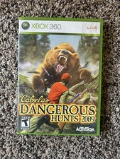 Cabela's Dangerous Hunts 2009 (Microsoft Xbox 360, 2008) CIB Good Condition