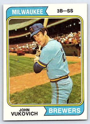 John Vukovich  1974 Topps  #349 - Please see pics for cond.