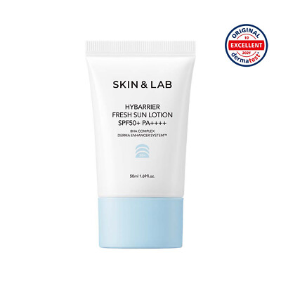 SKIN&LAB  Hybarrier Fresh Sun Lotion 1.69oz / 50ml SPF50+ / PA++++ K-beauty