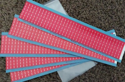 Pack of 5 - Brady WM-1-RD BlueStreak Release Wire Marking Cards