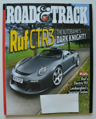 ROAD & TRACK December 2008 RUF CTR3 Dinan S3 M6 Audi RS6 Avant Mini Cooper Works