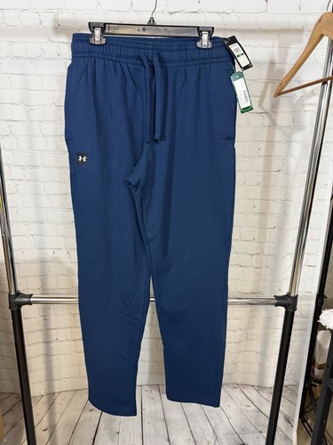 Under Amour Men’s Rival Fleece Sweatpants. Blue. Loose Fit Size L. NWT