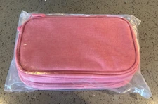 New Versatile Organizer Travel Case Pouch Portable Soft Case Pink