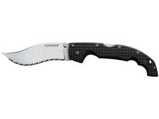 Cold Steel Voyager Vaquero Pocket Knife 5.5" Fully Serrated Clip Point AUS-10