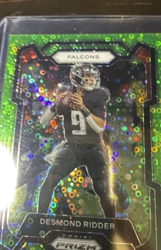 2023 Panini Prizm - Desmond Ridder #9 Green Prizm No Huddle/5