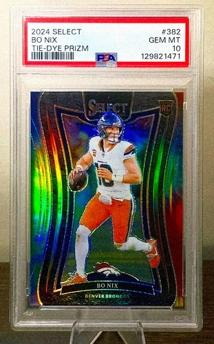 2024 SELECT BO NIX  TIE DYE SUITE LEVEL PSA 10 #382  #'d 17/25
