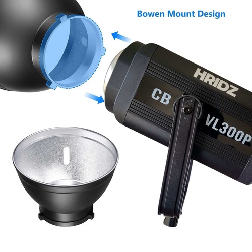 Hridz 300W Video LED Light Ultra Bright Bi-Color COB Bowens - Picture 3 of 13