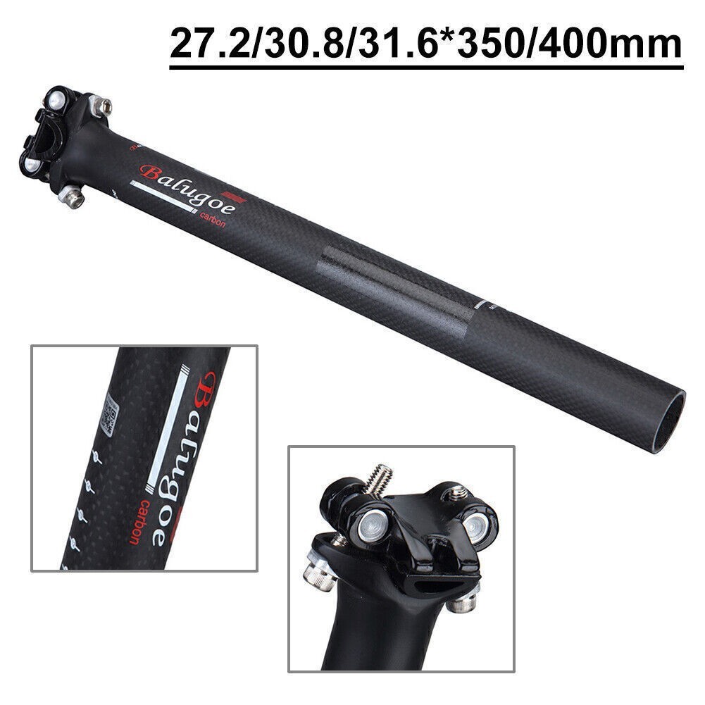 EC90 3K Matte Full Carbon Fiber Seatpost MTB/Road Bike Seat Saddle Bike Cycling