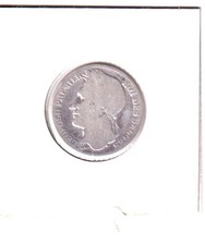 Belgien M&uuml;nze 1 Fr.-1844-5 Gr.-900er Silber-23mm.