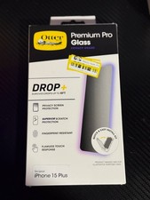 OtterBox Premium Pro Glass Privacy Guard Screen Protection iPhone 15 Plus New