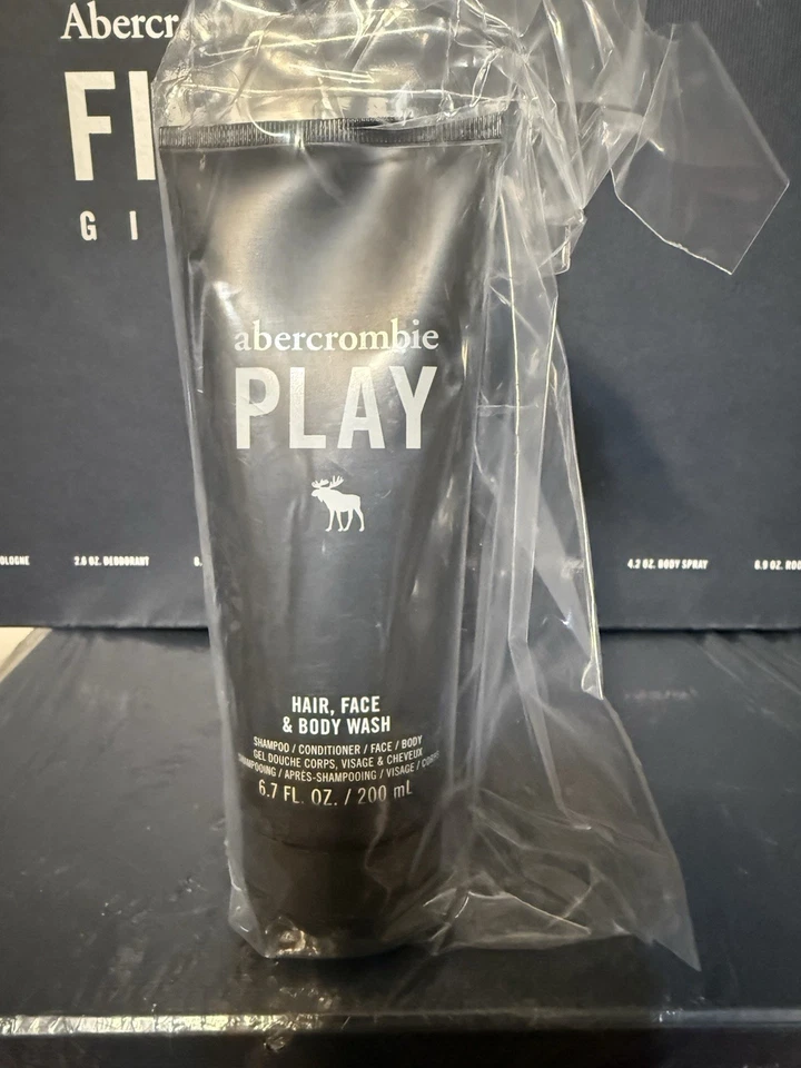 Jabón corporal Abercrombie & Fitch Play, cabello, cara nuevo sellado nunca abierto Foto 4 de 4