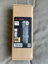 Bloqueo plegable para bicicleta Foldylock Elite de Seatylock dorado 18/18 con soporte de montaje para llaves