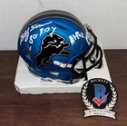 Billy Sims Signed Autographed ALT Mini Helmet Detroit Lions #1 Pick ROY Beckett