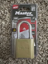 MASTER LOCK Model: 875DLF, Outdoor Combination Lock, 2 in. Shackle, Resettable