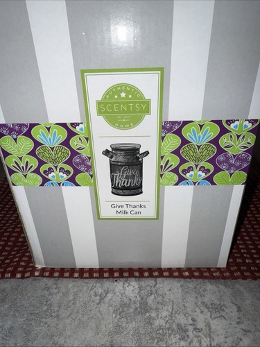 Scentsy Give Thanks Milk Can Warmer Discontinued - Picture 1 of 2