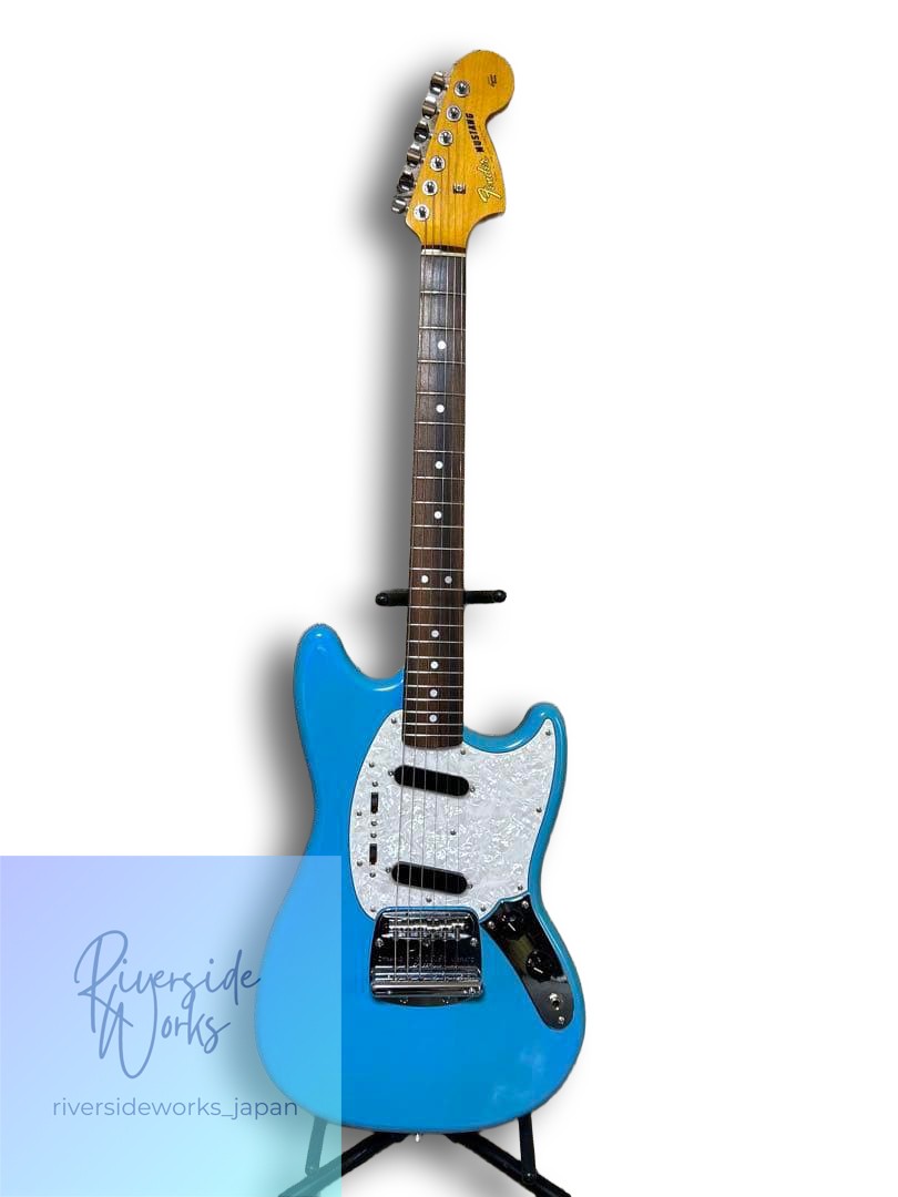 Mint Fender Mustang Daphne Blue Electric Guitar 90s