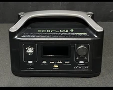 ⚡️EcoFlow River-AM EF4 288Wh 600W Portable Power Station Black New Open Box