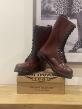 Gripfast Originals Oxblood  Hi-Shine 14 Eye Steel Toe Derby Boot!UK13!Only£179