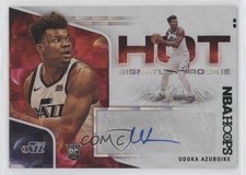 2020-21 Panini NBA Hoops Hot Signatures Rookies Green Udoka Azubuike Auto 07rd
