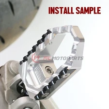 Touring Silver Anti Slip Front Foot Pegs For Triumph Daytona T595 97 98