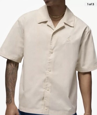 NEW Nike Jordan Essentials Button Down Shirt Mens Sz M FN4625-203