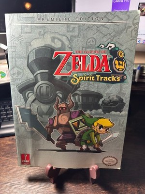 Legend of Zelda Spirit Tracks Prima Strategy Guide Premiere Edition w/Map