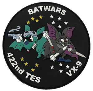 US NAVY PATCH: VX-9 Test and Evaluation Squadron 9 USAF: 442nd TES F-18 PVC