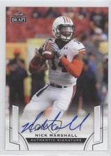 2015 Leaf Draft Auto Nick Marshall #BA-NM1 Auto 9u7