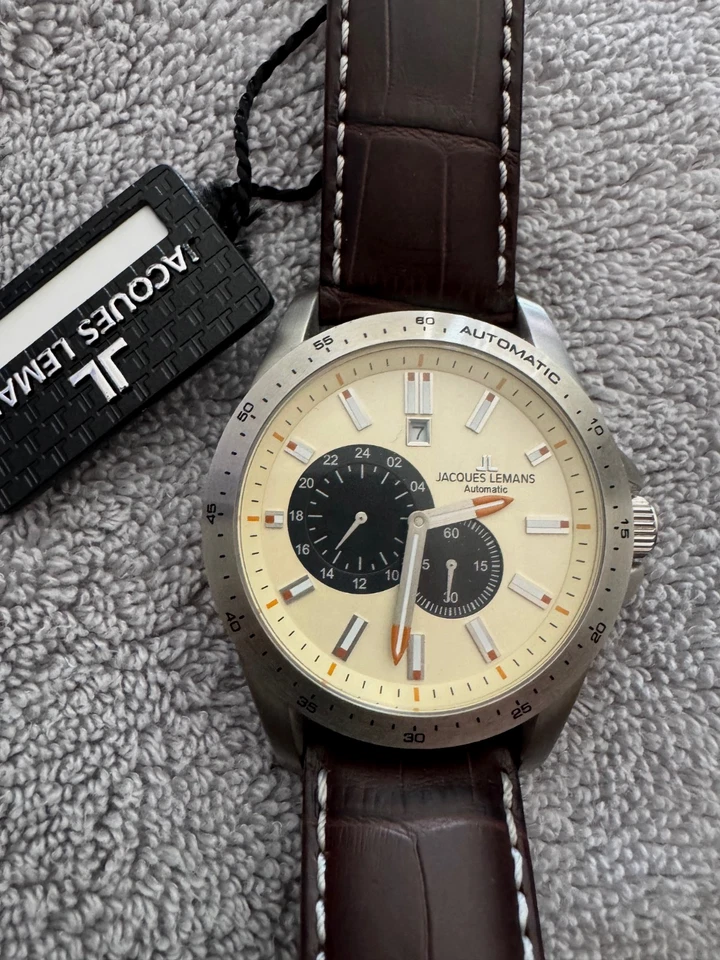 Reloj automático para hombre Jacques Lemans 1-1775B Liverpool 48 mm 10 ATM NUEVO LEER Foto 4 de 4