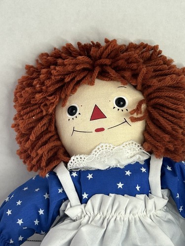 Vintage Applause 1996 Limited Edition Raggedy Ann Awake/Asleep 12 Zoll Plüsch mit Etikett P1 - Bild 3 von 15