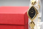 Vtg 1989 Exc+5 Seiko Alba V232-6740 Quartz Black Dial Womens Watch From JAPAN