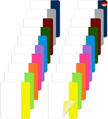 400 Stück Haftstreifen-Tabs 20 Sets 10 Farben Index Haftmarker Farbige 