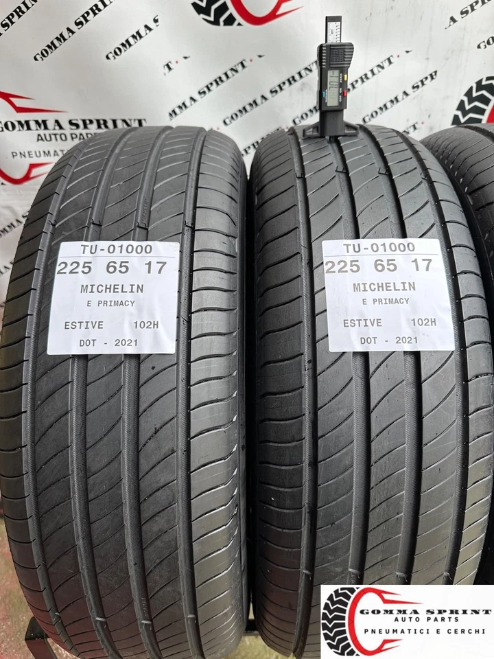 4 PNEUMATICI USATI DI OCCASIONE 225/65/17 MICHELIN ESTIVE GOMME 225 65 17 - Immagine 3 di 4