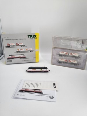 Minitrix Spur N 11638 Zug-Set Kühltransport Digital DCC Vollsound der SBB in OVP