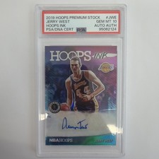 Jerry West AUTO Hoops Ink GEM MINT 10 NBA LEGEND "THE LOGO"