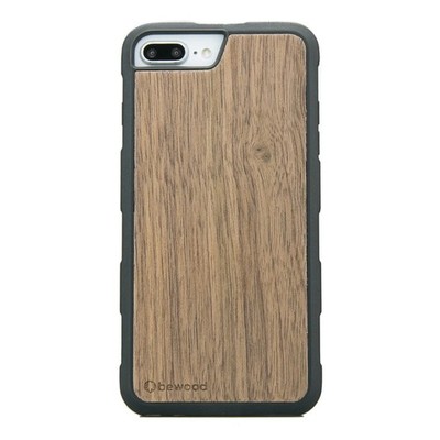 Handyhülle für iPhone 8 Plus/7 Plus/6s Plus Bewood Amerikanischer Nussbaum Heavy