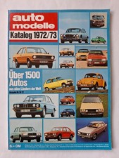 Katalog "Auto Modelle Katalog 1972/73" Ausgabe Nr. 16/72