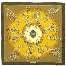 Hermes Carre 90 Silk Scarf LIFT PROFILE Vintage Cleaned Horse Classic Motif