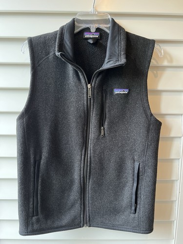 Patagonia Better Sweater Weste Herren Small schwarz Full Zip Fleece Outdoor Wandern