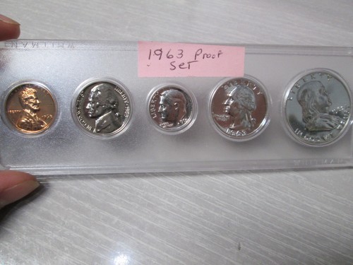 1963 US Silver Proof Set - 第 1/2 張圖片