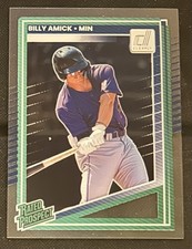 2025 Panini Donruss Clearly Rated Prospects Billy Amick #156 Minnesota Twins