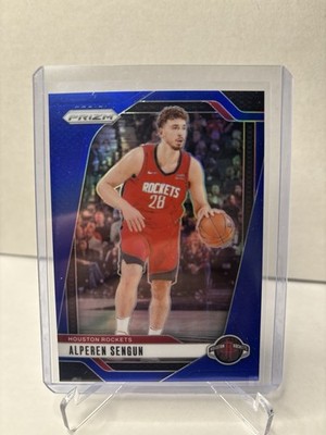 2024-25 Panini Prizm Blue Prizm Alperen Sengun /199 #201 Houston Rockets NBA Y