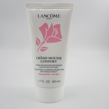 Lancome Creme Mousse Confort Foaming Cleanser Travel Size 1.7 oz / 50ml - New