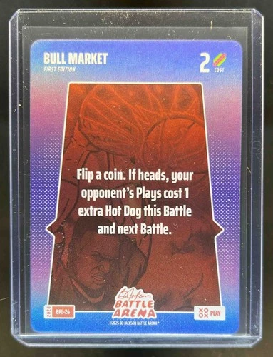 2026 Battle Arena Bo Jackson First Edition Bull Market #BPL-24