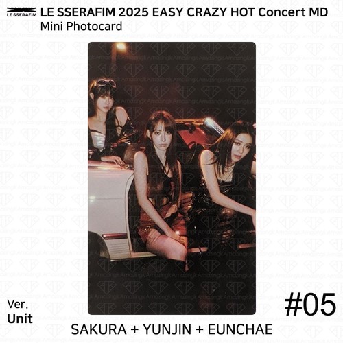 LE SSERAFIM 2025 Easy Crazy Hot Concert MD Benefit Photocard Film Photo KPOP - Picture 93 of 103