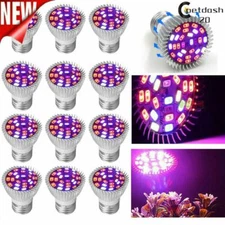 28W Full Spectrum E27 E26 LED Grow Light Bulb Lamp For Veg Bloom Indoor Plant