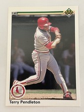 Terry Pendleton 1990 Upper Deck Baseball Card #469 MLB St. Louis Cardinals