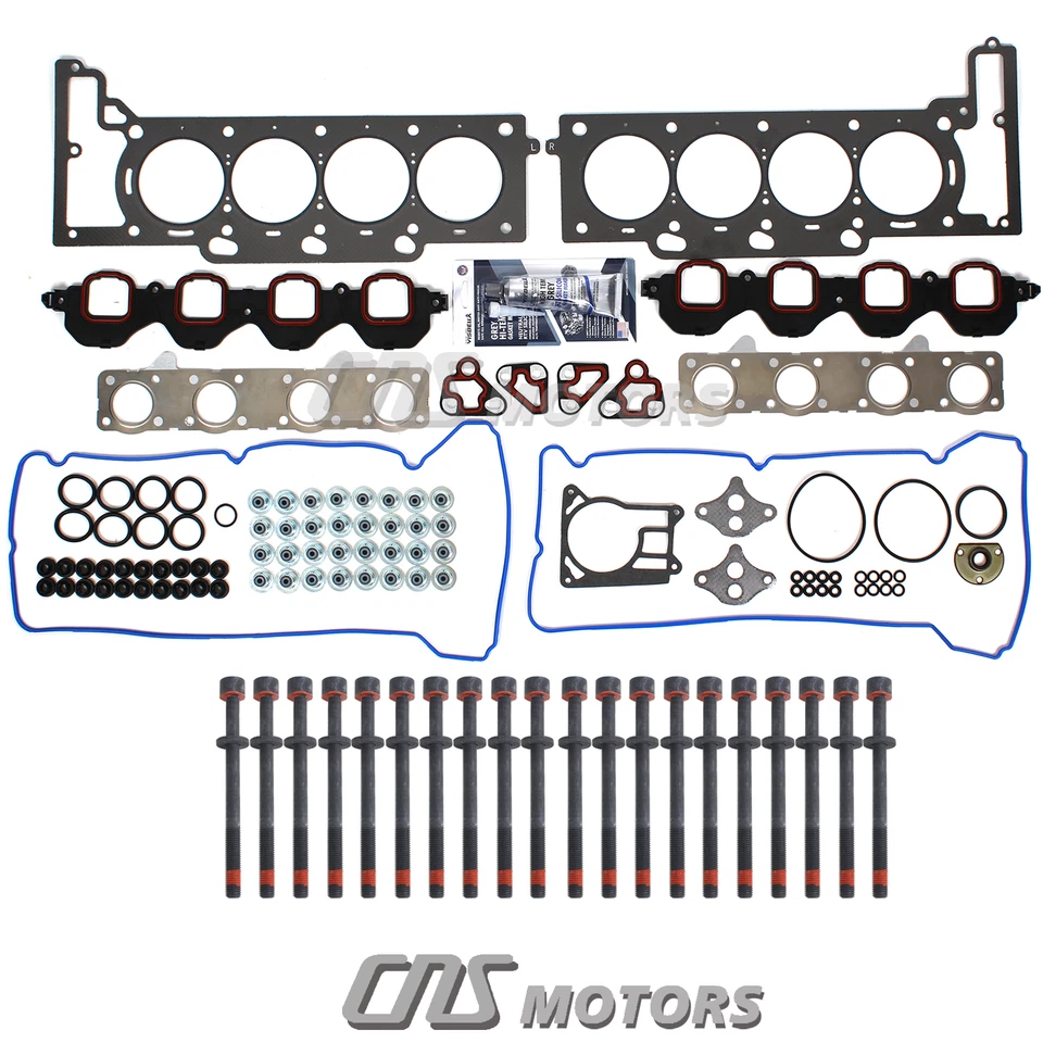 Head Gasket Set & Bolts for 95-99 Cadillac Deville Eldorado Seville 4.6L VIN 9 Y Foto 3 de 3