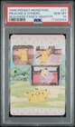 PSA 10 Gem Mint - 21 Pikachu & Ditto - Sealdass Fancy Graffiti - 1999 - Low Pop